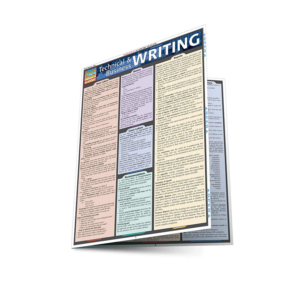 Technical & Business Writing (Quickstudy Reference Guides  Academic),Used