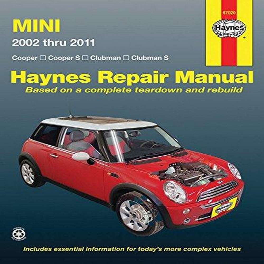 Mini Cooper, Cooper S, Clubman & Clubman S 20022011 Repair Manual (Haynes Repair Manual),Used