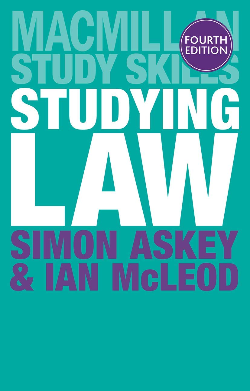 Studying Law (Bloomsbury Study Skills, 114),Used