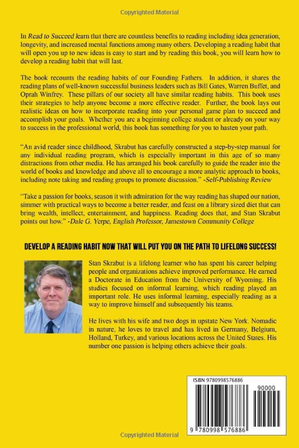 Read to Succeed: The Power of Books to Transform Your Life and Put You on the Path to Success,Used