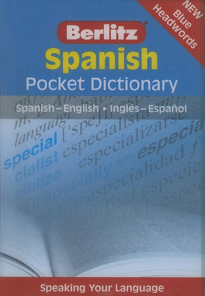 Spanish Pocket Dictionary: SpanishEnglish/InglesEspanol (Berlitz Pocket Dictionary),Used