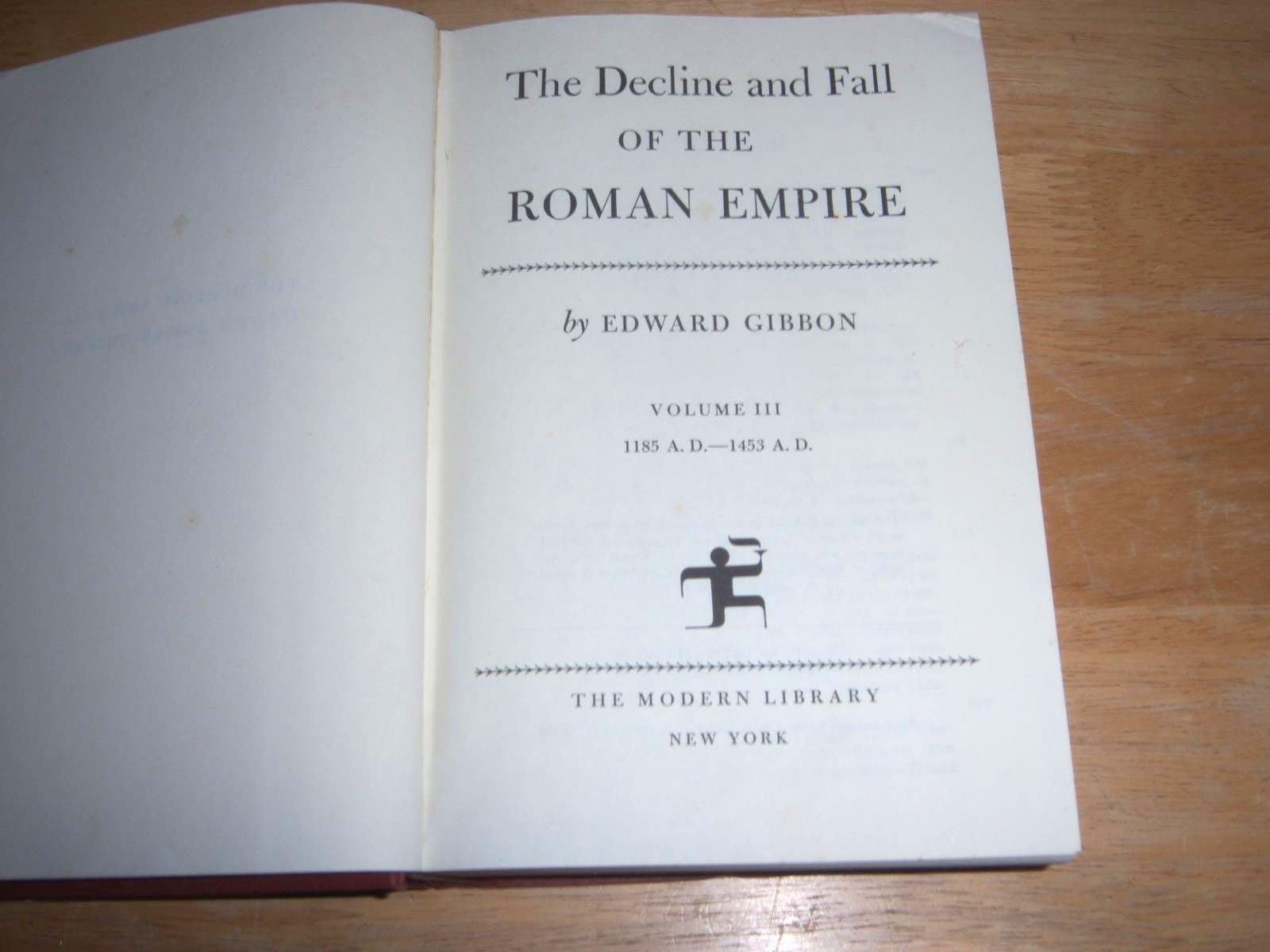 The Decline And Fall Of The Roman Empire, Volume Iii (Modern Library),New