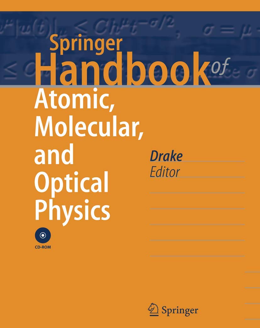 Springer Handbook of Atomic, Molecular, and Optical Physics (Springer Handbooks),Used