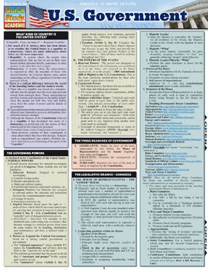 U.S. Government (Quick Study Academic),Used