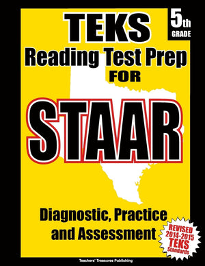TEKS 5th Grade Reading Test Prep for STAAR,Used