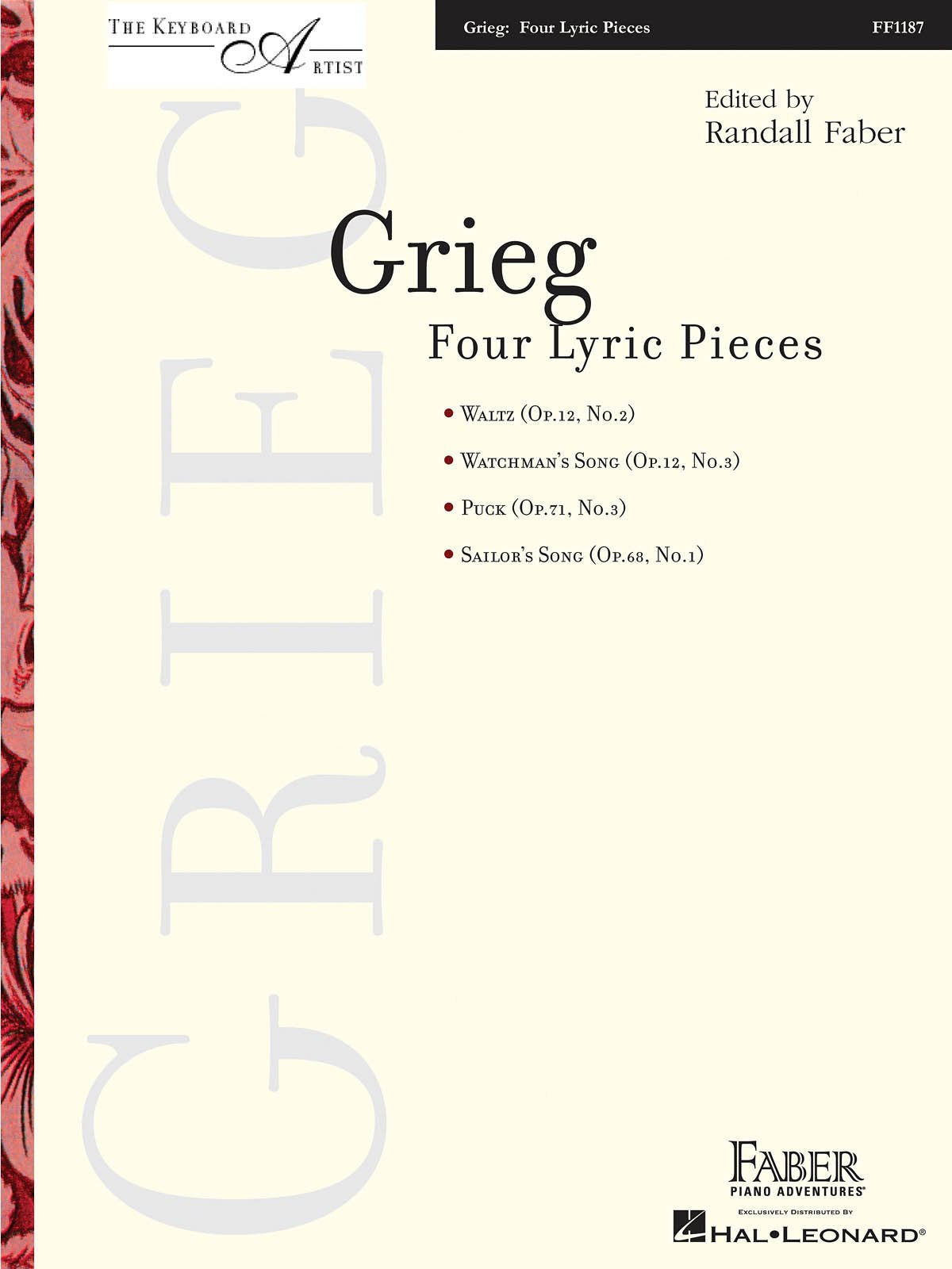 Four Lyric Pieces: The Keyboard Artist,Used