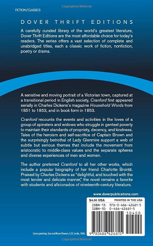 Cranford (Dover Thrift Editions: Classic Novels),Used