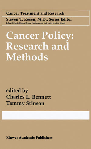 Cancer Policy: Research & Methods,Used