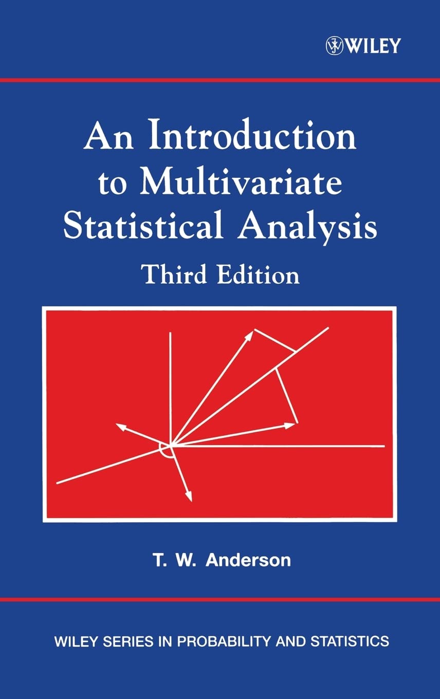 An Introduction to Multivariate Statistical Analysis,Used