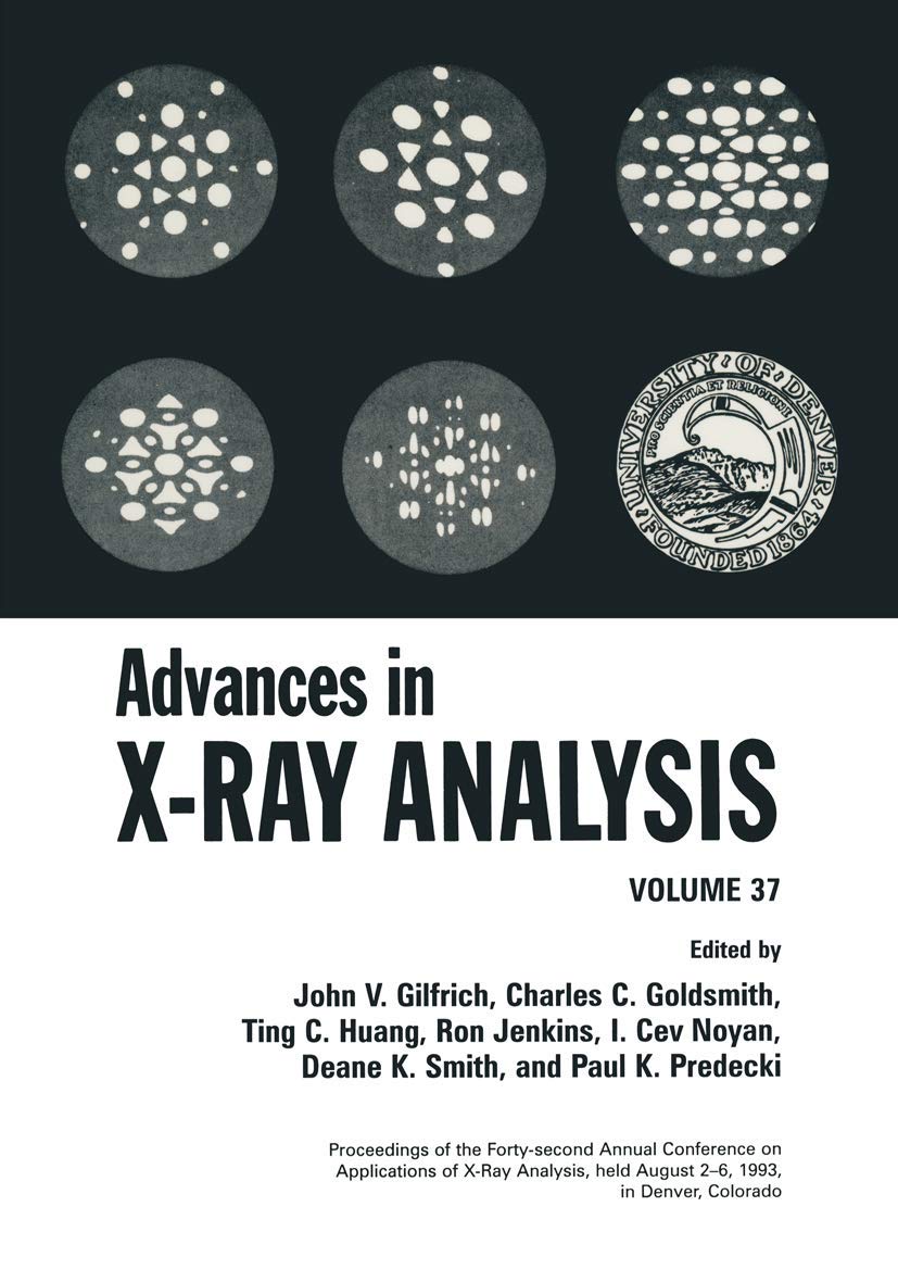 Advances In Xray Analysis: Volume 37,Used