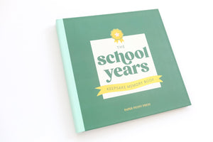 The School Memory Book: A Timeless School Years Memory Book for Preschool  12th Grade Memories, Keepsakes and Cherished Moments,Used