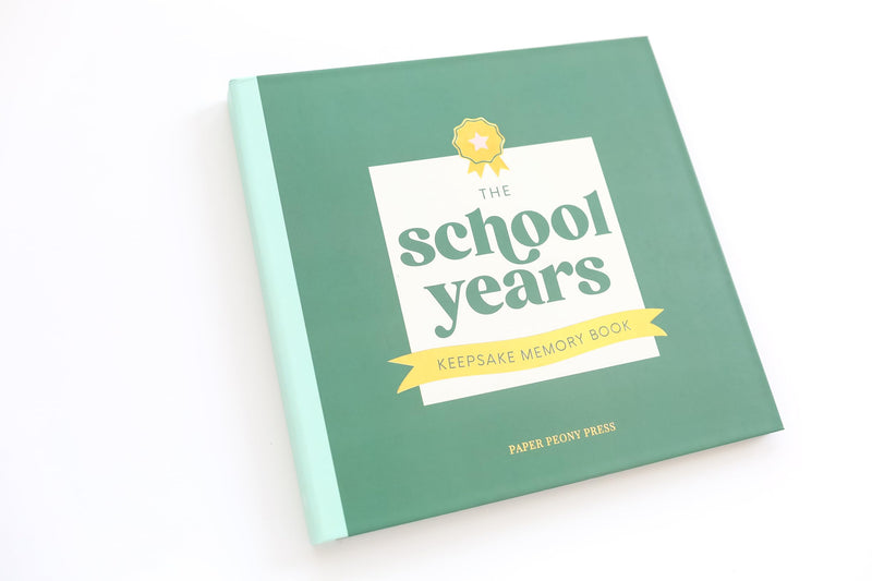 The School Memory Book: A Timeless School Years Memory Book for Preschool  12th Grade Memories, Keepsakes and Cherished Moments,Used