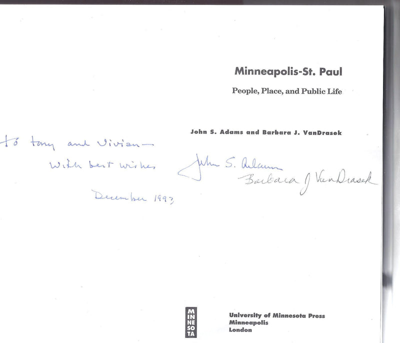 Minneapolis St. Paul: People, Place, and Public Life,Used