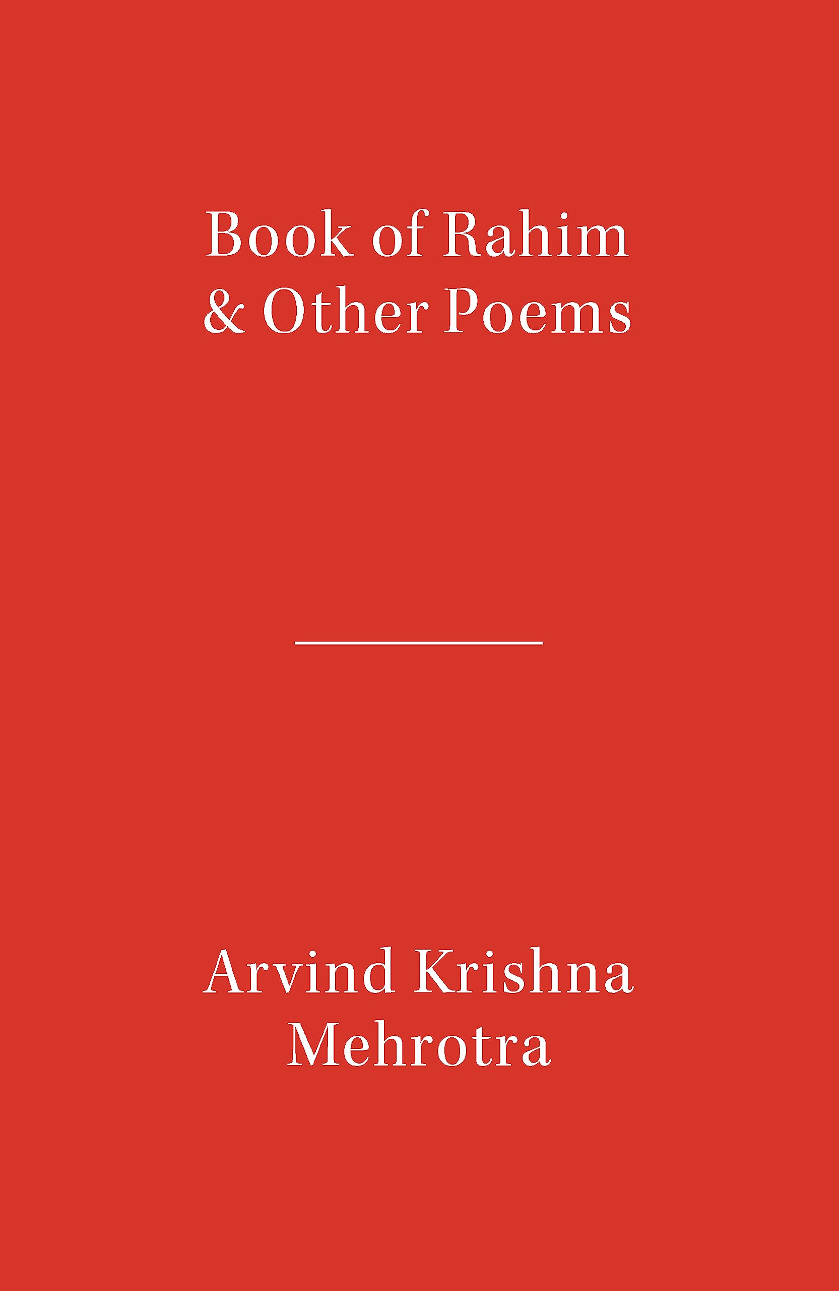 Book Of Rahim & Other Poems