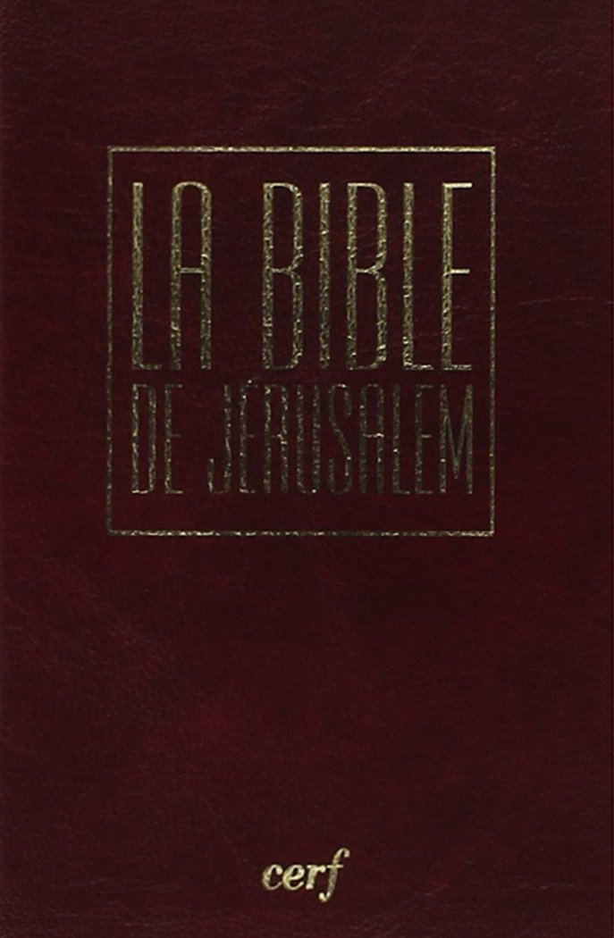 LA BIBLE DE JERUSALEM  VOYAGE  BORDEAUX SOUS ETUI,New