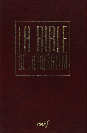 LA BIBLE DE JERUSALEM  VOYAGE  BORDEAUX SOUS ETUI,Used