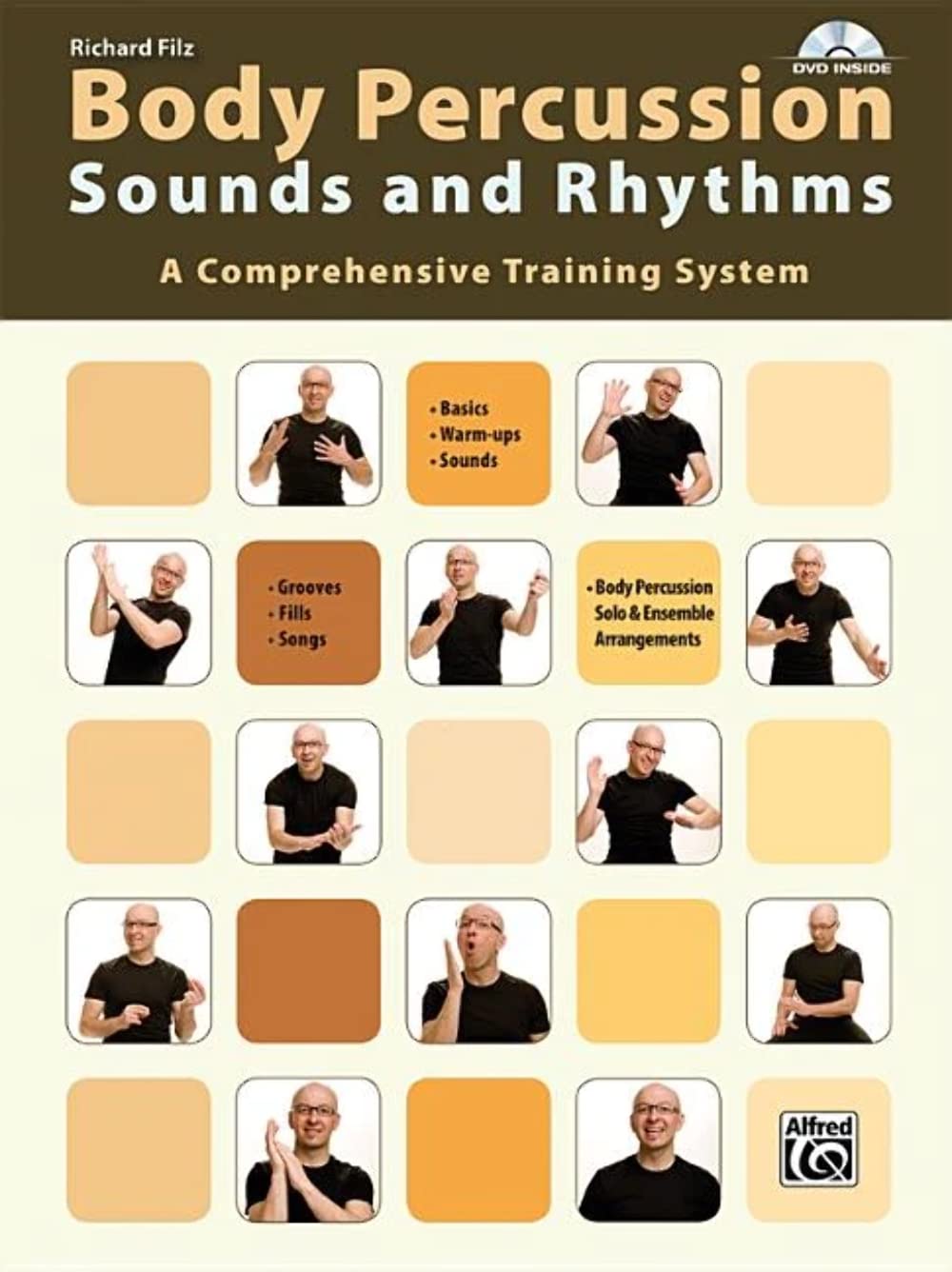 Body Percussion  Sounds and Rhythms: A Comprehensive Training System, Book & DVD,Used