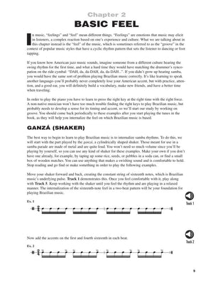 Brazilian Piano  Choro, Samba, and Bossa Nova Hal Leonard Keyboard Style Series (Book/Online Audio),Used