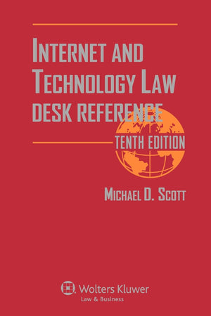 Internet & Technology Law Desk Reference, Tenth Edition,Used