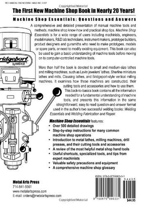 Machine Shop Essentials, Questions And Answers,Used
