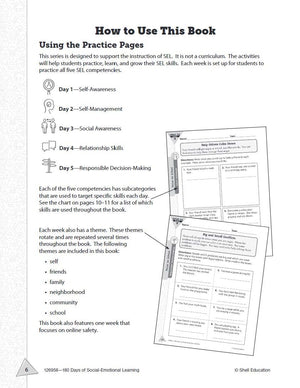 180 Days: SocialEmotional Learning for 2nd Grade Practice Workbook for Classroom and Home, Cool and Fun Practice Created by Tea,Used