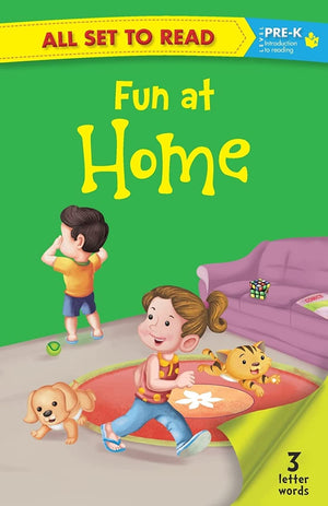 All Set To Read- Level Pre-K- Fun At Home- Readers