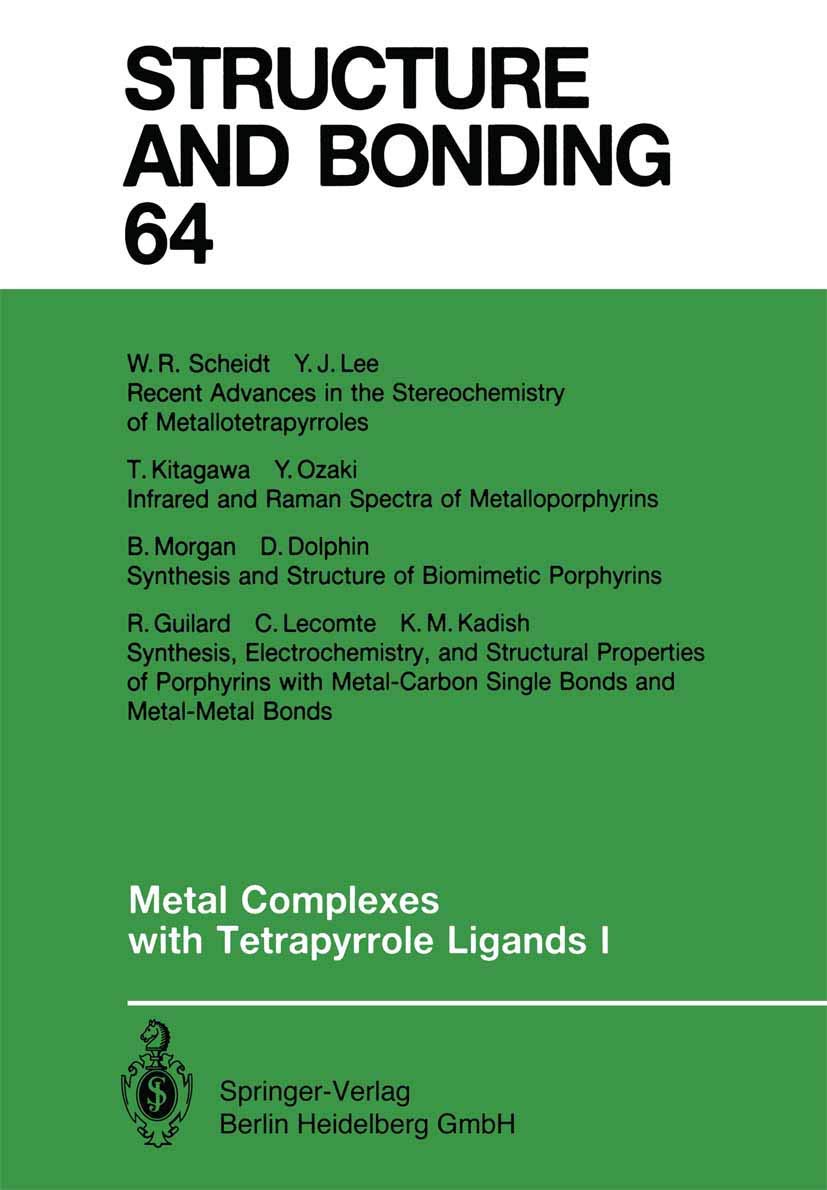 Metal Complexes with Tetrapyrrole Ligands I (Structure and Bonding),Used