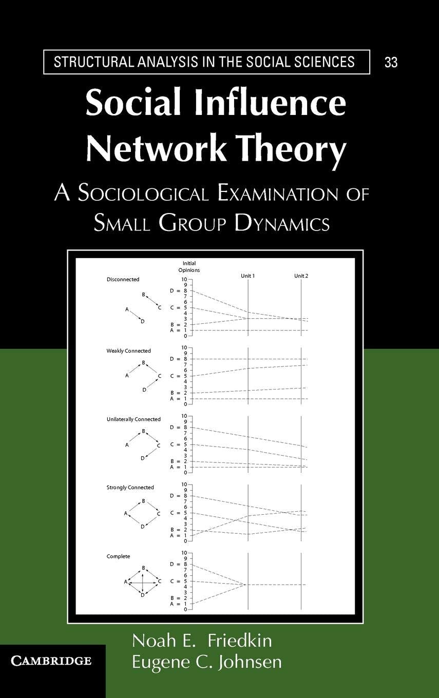 Social Influence Network Theory: A Sociological Examination of Small Group Dynamics (Structural Analysis in the Social Sciences,,Used