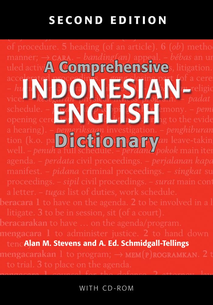 A Comprehensive IndonesianEnglish Dictionary: Second Edition,Used