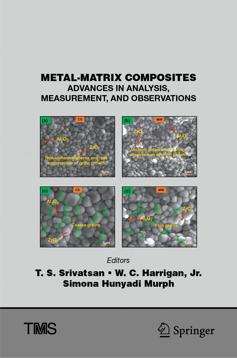 MetalMatrix Composites: Advances in Analysis, Measurement, and Observations (The Minerals, Metals & Materials Series),Used