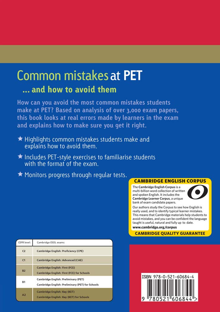 Common Mistakes at PET...and How to Avoid Them,Used