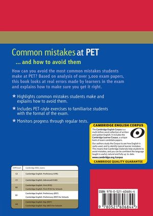 Common Mistakes at PET...and How to Avoid Them,New