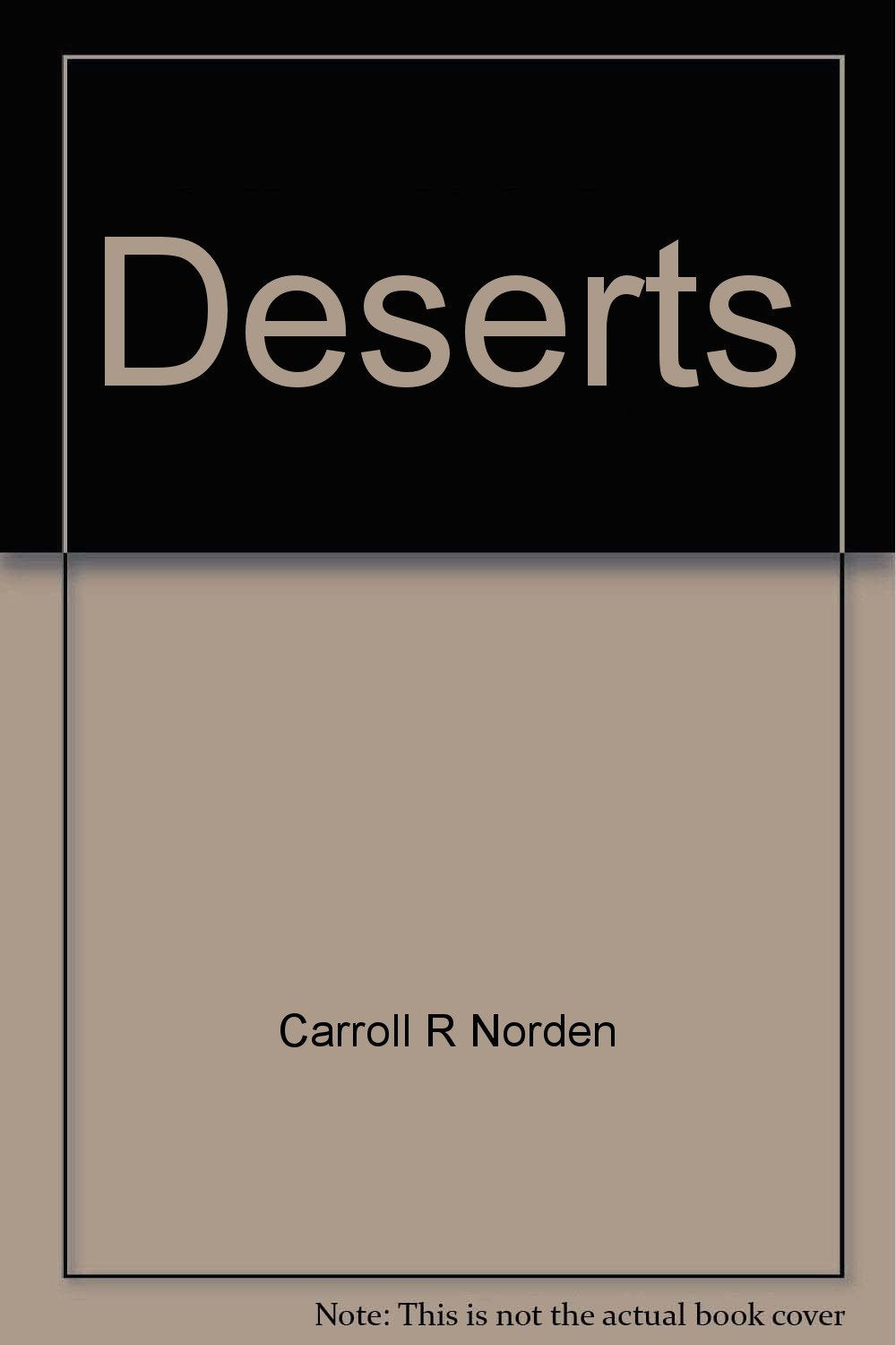 Deserts (Read about),Used