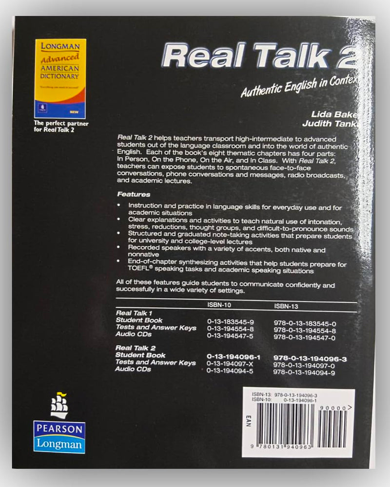 Real Talk 2: Authentic English in Context,New