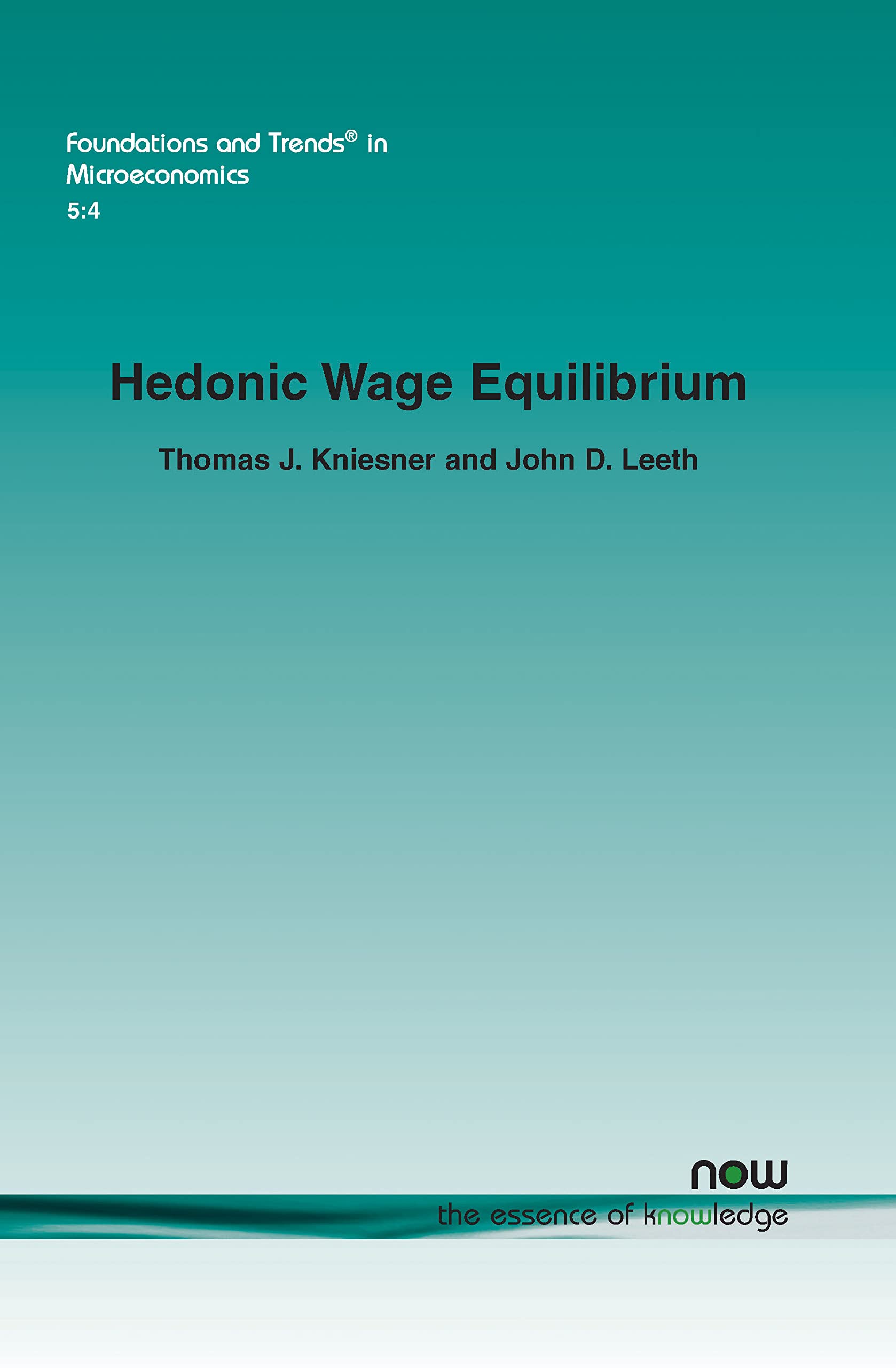 Hedonic Wage Equilibrium: Theory, Evidence And Policy,Used