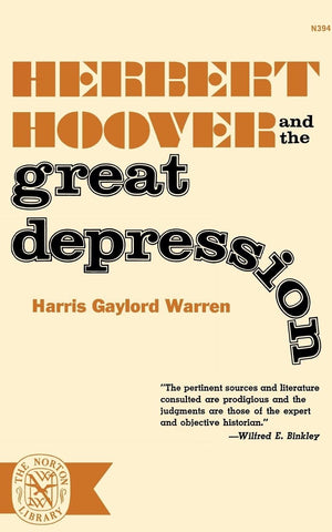 Herbert Hoover & Great Depression,Used