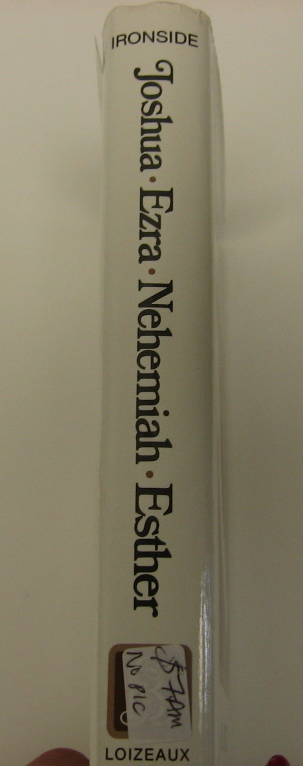 Joshua Ezra Nehemiah Esther,Used