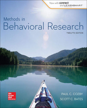 Methods in Behavioral Research (B&B Psychology) Standalone Book,Used