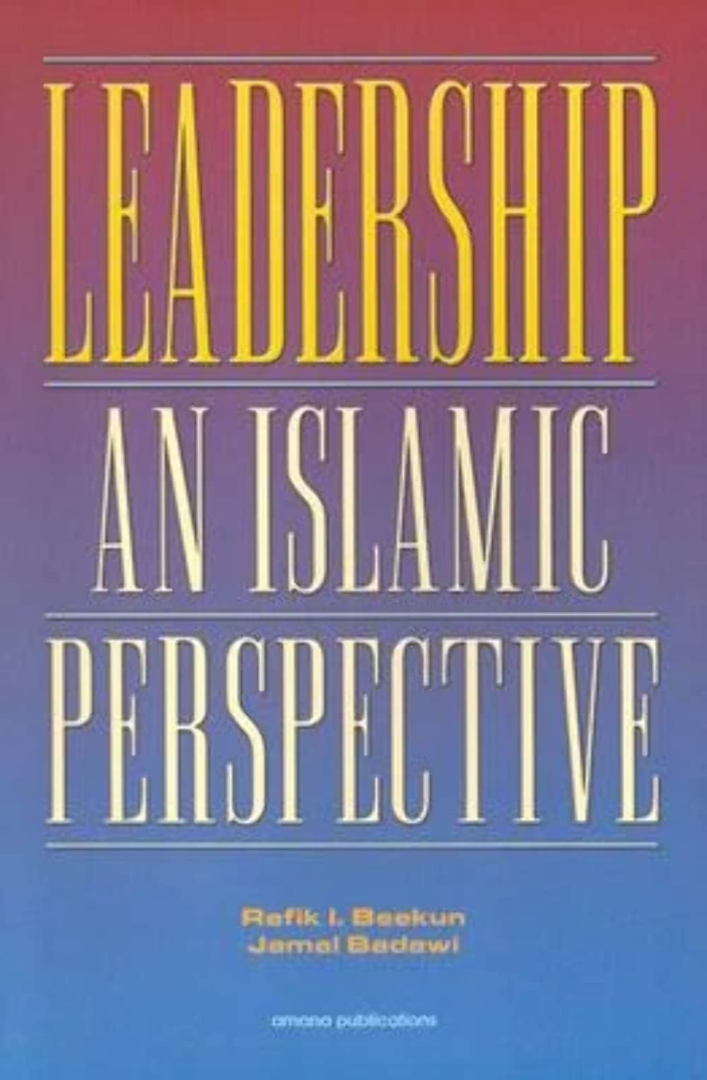 Leadership: An Islamic Perspective,Used