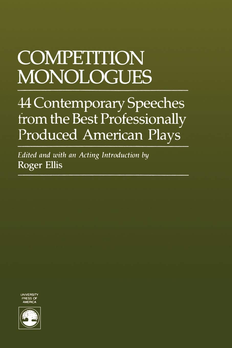 Competition Monologues,Used