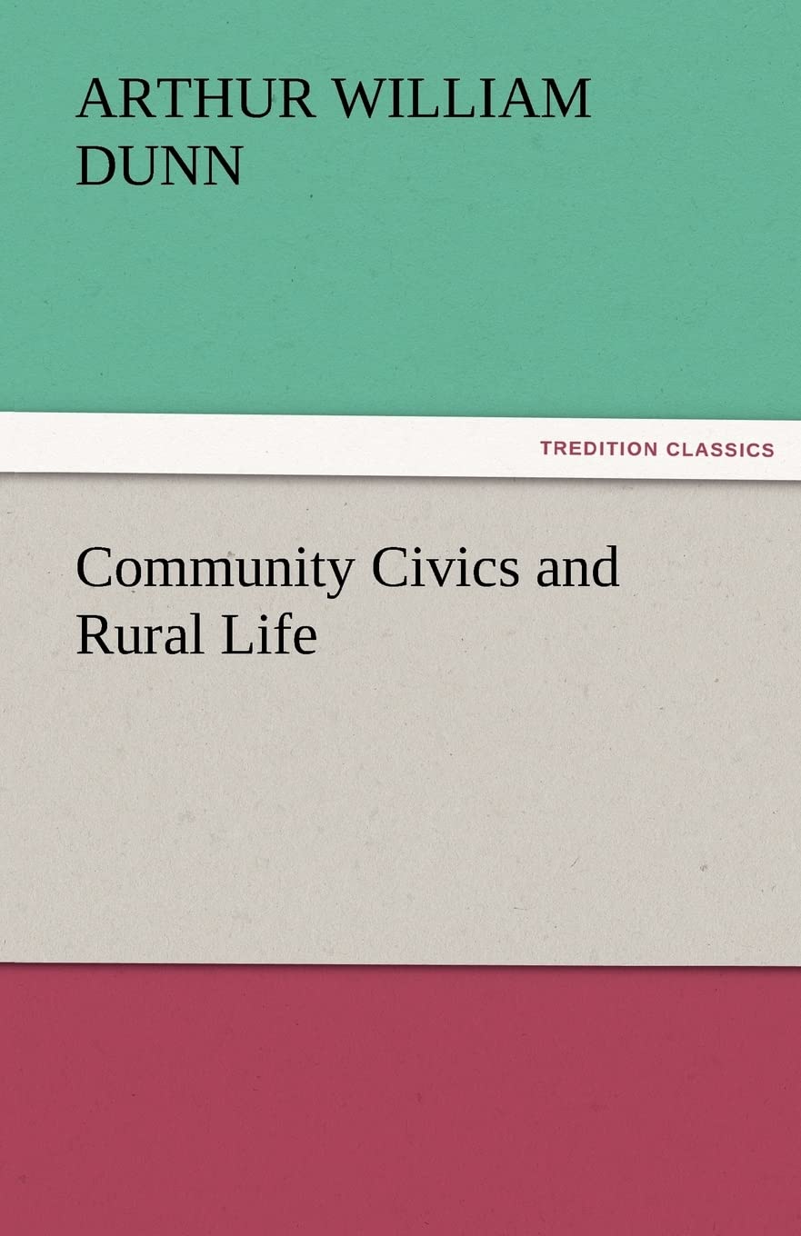 Community Civics and Rural Life,Used