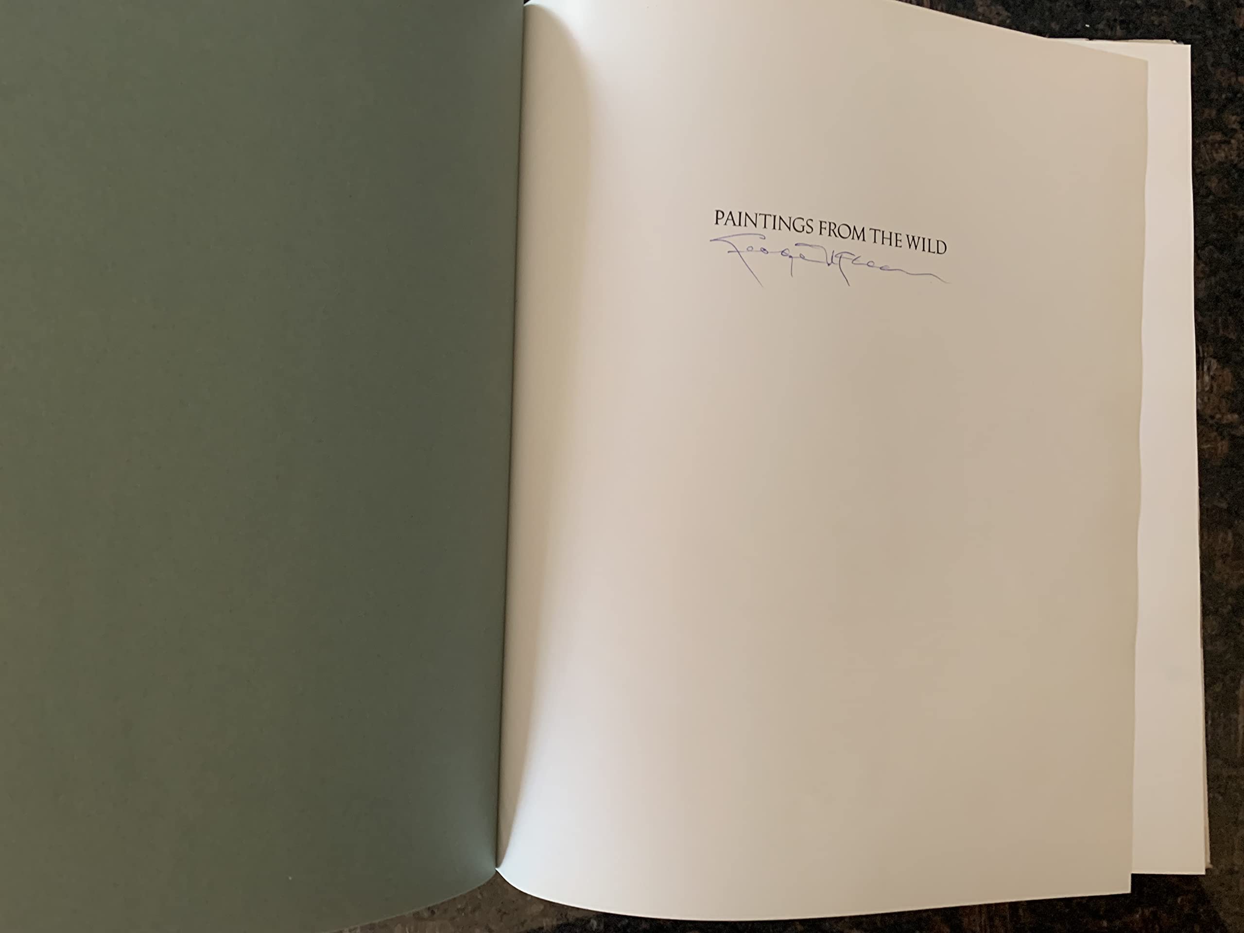Paintings from the wild: The art and life of George McLean,Used