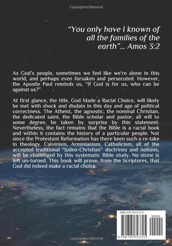 God Made a Racial Choice: A Study on the Exclusivity of God? Covenant with His People,Used