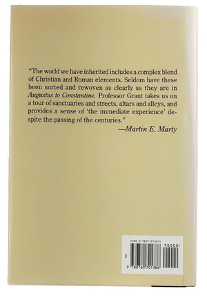 Augustus To Constantine: The Emergence Of Christianity In The Roman World,New