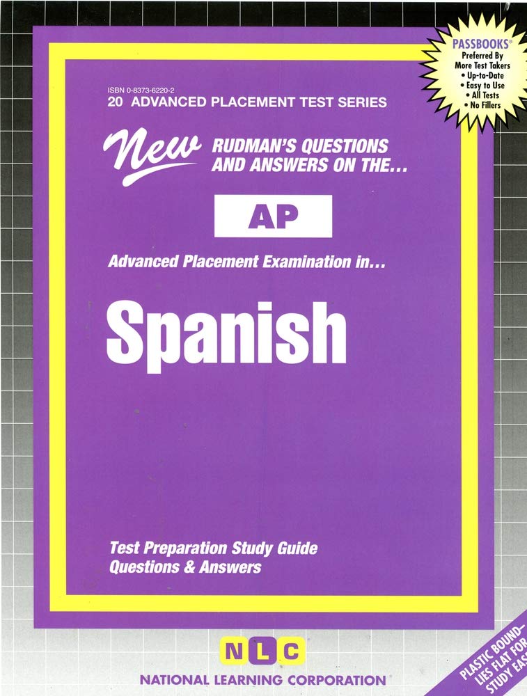Spanish *Includes Cd (Advanced Placement Test Series) (Passbooks) (Advanced Placement Test Series (Ap)),Used