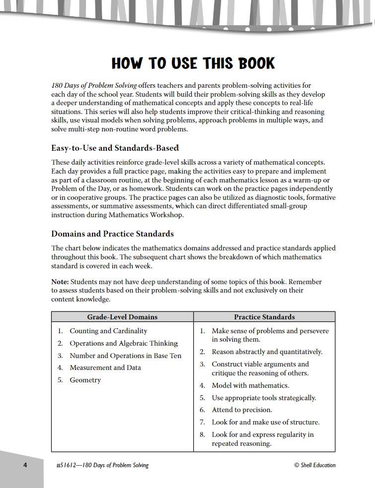 180 Days of Problem Solving for Kindergarten  Build Math Fluency with this Kindergarten Math Workbook (180 Days of Practice),Used