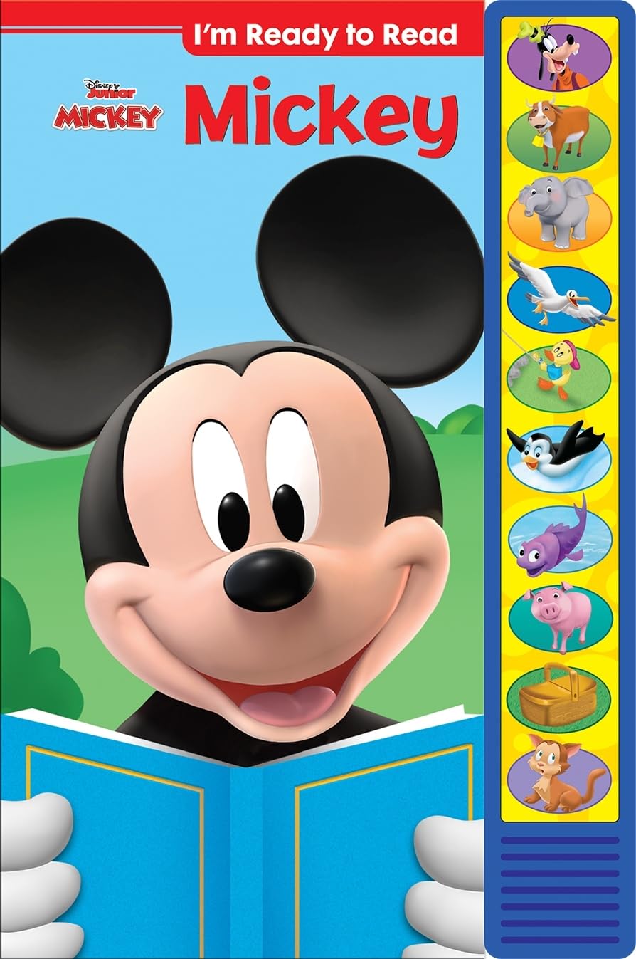 Disney Junior Mickey Mouse Clubhouse: Mickey I'm Ready to Read Sound Book (PlayASound),Used