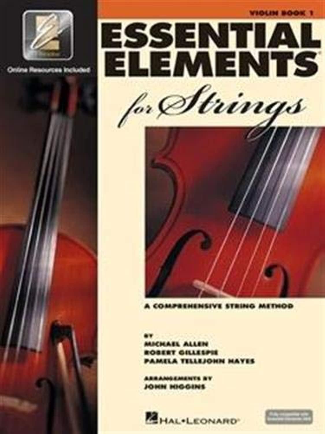 Essential Elements for Strings  Violin Book 1 with EEi  Beginner Violin Method Book with Online Music Lessons  Hal Leonard Esse,Used