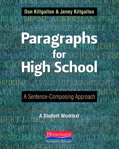 Paragraphs For High School: A Sentencecomposing Approach,New