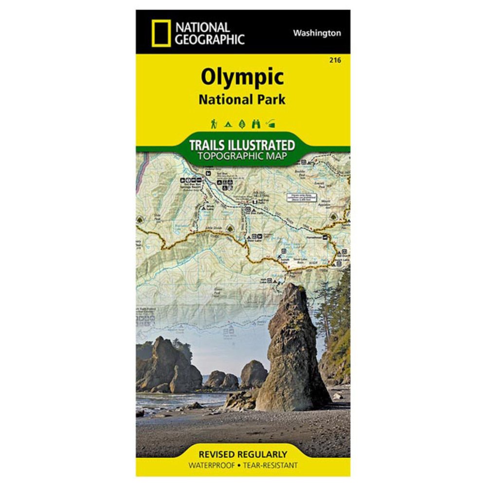 National Geographic Trails Illustrated Olympic National Park: Washington, USA,Used
